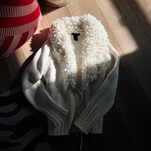 Ivory colored textured cardigan from The Limited. Size M. Amazing condition